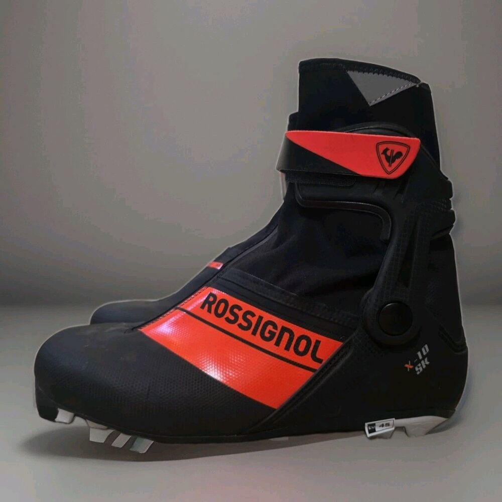 Rossignol X8 (Cross-Country) Skate Skiing Boots Men's Size 45 EU Black Orange